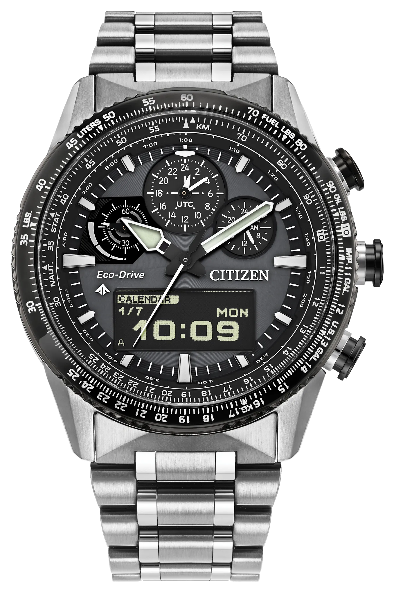 Promaster Skyhawk U830 Gray Dial Stainless Steel Bracelet JV2006